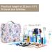 Women's Travel Hanging Toiletry Wash Bag Makeup Organizer - Pink Flower (Large) - Buy Online on GoSupps.com