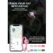 Airtag Cat Neck Band | Reflective Kitten Collar with Holder & Bell | Luminous Pink Tracker for Young Cats - Buy Online on GoSupps.com