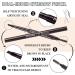 3 Pcs Waterproof Eyebrow Pencil Longwearing Eyebrow Pen Makeup with Brush Smudge Proof Brow Pen Eye Brow Pencils for Women Daily Eye Makeup (Dark Coffee) Dark Brown - Buy Online on GoSupps.com