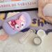 FLYRANGOOV Cute Cartoon Princess Contact Lens Etui | Portable 4-Part Storage Box for Travel | Stylish Contact Lens Case (Taro Lila-SchneebegleiterBox) - Buy Online on GoSupps.com