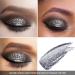 Anglicolor Glitter Eyeshadow Liquid - Highly Pigmented Vegan Blendable Shimmer Gel Eyeliner & Diamond Eyes Makeup (#5 Black) - Buy Online on GoSupps.com