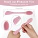 Prasacco 2 PCS Silicone Face Mask Brushes for Women - Double-Head Makeup Beauty Tool for Mud, Clay, Charcoal Masks - Pink Gray - Buy Online on GoSupps.com