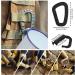 INLAZYTIM 48 Piece Tactical Equipment Clip Set - Molle Webbing Attachments for Black Backpack | International Shipping Available - Buy Online on GoSupps.com