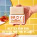 BRIXY Exfoliating Facial Cleansing Bar Even Skin Tone Rice Powder Vitamin C Ceramide Niacinamide | Soap Free pH Balanced Vegan | Healthy Skin Barrier - Buy Online on GoSupps.com