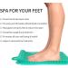 Newthinking Shower Foot Scrubber Cleaner Massager - Exfoliating Feet Spa with Suction Cup for Improved Circulation & Pain Relief (Green) - Buy Online on GoSupps.com