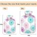 NAANLE Dehlia Flower 2L Hot Water Bottle - Large Transparent Hot Water Bottle for Menstrual Cramps Pain Relief and Heat Therapy - Buy Online on GoSupps.com
