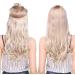 Silk-Co Adjustable Rubber Band Hair Extensions - Invisible 50cm Light Brown Mix Blonde Synthetic Hair - Buy Online on GoSupps.com