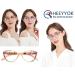 HEEYYOK 4-Pack Cat Eye Fashion Readers for Women - Flower Pattern Spring Hinges 2.5 Diopters - Stylish and Comfortable Eyewear - Buy Online on GoSupps.com
