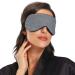 Haskirky Light Blocking Eye Mask for Deep Sleep - Breathable & Adjustable for Men and Women - Ideal for Travel, Yoga, and Meditation - Dark Grey - Buy Online on GoSupps.com