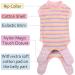 Premium Dog Recovery Suit for Post-Op Protection - Pumyporeity Leak-Proof Medical Shirt for Dogs (Pink Stripes M) - Buy Online on GoSupps.com