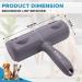 EcoNour Pet Hair Remover Roller | Cat & Dog Hair Remover | Resuable Pet Hair Remover Brush | Self Clean Lint Roller for Pet Hair | Pet Hair and Fur Remover Tool | Dog & Cat Hair Remover Couch Carpet - Buy Online on GoSupps.com