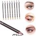 Angoily 8pcs Pencil Sharpener Eyebrow Pencil Black Eyebrow Pencil Black Pencils Make up Eyeliner Bamboo Miss 1 count (Pack of 1) Coffee - Buy Online on GoSupps.com