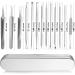 13 Pcs Blackhead Remover Pimple Popper Tool Kits Comedone Acne Extractor Kit Blackhead Remover Tweezers Set Stainless Steel for Forehead/Facial/Nose Suitable for Women and Men - Buy Online on GoSupps.com