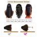 Caliee Virgin Hair Afro Kinky Curly Clip ins Human Hair Extension 14 Inch Ombre 1B/27 AC - Buy Online on GoSupps.com