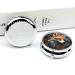 Small Travel Pill Case - Round Metal Pill Box 3 Compartment Mini Organizer for Pocket & Purse - Perfect for Travel & Daily Use | Fox Fox 4 - Buy Online on GoSupps.com