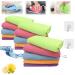Probablei Streak Free Miracle Cleaning Cloth Reusable Probablei Miracle Cleaning Cloth Probable Cleaning Cloth Fish-Scale Streak Free Glass Cleaning Cloth for Glass Dishes Mirrors (15pcs)