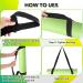 Premium Yoga Mat & Adjustable Strap - Perfect for Pilates Stretching & Fitness | Durable Polyester Yoga Accessories - Buy Online on GoSupps.com