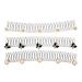 Beavorty Invisible Hair Clip 3pcs Stretchable Hair Clips Wavy Bobby Bangs Holder U Shape Hair Finishing Fixer Comb