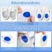 Soft Gel Heel Spur Inserts - 5 Pairs Orthopedic Cushions for Men & Women - Heel Protection & Pain Relief for Achilles Tendon - Buy Online on GoSupps.com