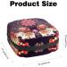 Women's Portable Period Kit - Elephant Flower Geometry Pattern Storage Pockets by Bonds | Perfect Feminine Product Bag - Buy Online on GoSupps.com
