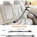 Eyin 3-in-1 Dog Seat Belt | Reflective Elastic Nylon | Universal Fit for All Dog Breeds & Car Seats | 70cm Gray - Buy Online on GoSupps.com