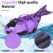 Emust Dog Life Jacket - Adjustable Floating Vest for Small/Medium/Large Dogs - Purple Mermaid with Rescue Handle for Water Safety - Buy Online on GoSupps.com
