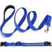 Personalized Reflective Dog Collar & Leash Set | Tagme 1.5m Double-Sided Leash for Medium Dogs - Royal Blue - Buy Online on GoSupps.com