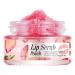 Lip Scrub, Lip Scrub Exfoliator and Moisturizer, Natural Lip Mask Treatment Care, Repair Dry and Cracked Lips (Peach)