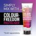 Colour-Freedom Gloss Pro Tropical Aqua Semi-Permanent Hair Colour 150ml | Ultra-Vibrant Vegan Mask with PurePlex | Ammonia-Free, Long-Lasting Formula | 6-10 Washes | 1 Pack - Buy Online on GoSupps.com