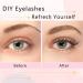 Glowing Win Cluster Eyelashes - 228Pcs Natural Individual Lash Extensions (0.07D 20D Mix 8-15mm) for DIY At-Home Applications - Buy Online on GoSupps.com