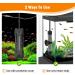 AQQA Small Aquarium Heater Submersible Fish Tank Heater Adjustable Temperature Mini Short Dual-use Fish Heater with LED Digital Display Thermostat Saltwater Freshwater 50W 50W(for 3-10 gal) - Buy Online on GoSupps.com