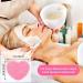 100 Heart Shape Facial Sponges | Natural Cellulose | Reusable Makeup Remover Sponge | Exfoliating Face Cleansing Sponge - Pink - Buy Online on GoSupps.com