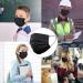 50 Pcs Black Disposable 3 Ply Earloop Face Masks - Home, School, Office & Outdoors - Buy Online on GoSupps.com