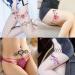 Qullue Sexy Flowers Temporary Tattoo Stickers for Girls, Women, Adults - 20 Sheets, Long-lasting and Realistic Fake Tattoos - Buy Online on GoSupps.com