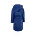 Yoursurprise Personalized Children's Baden with Names - White Bathrobe for Children from Super Soft Ferry with a beautifully embroidered name 134-140 Blau