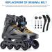 Homoyoyo 2 Sets Adjustable Inline Skate Strap Replacement - Roller Skate Shoes Energy Strap Buckles for Men Women Kids - Buy Online on GoSupps.com