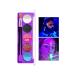 AmourGlint 10-color face paint kit fluorescent water-based body paint + 2 brushes. Vibrant body paint colors for fluorescent parties and festivals. (#2 11g)
