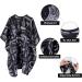 Meinraum Cape Hairdresser Capes Hairdressing Cutting Barber Brush Adjustable Hairdressing Aprons Waterproof Barber Capes with Snap Closure for Hairstyle Black One size - Buy Online on GoSupps.com