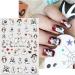JMEOWIO 9 Sheets Halloween Nail Art Stickers Decals Self-Adhesive Cute Colorful Ghost Nail Supplies Nail Art Design Decoration Accessories - Buy Online on GoSupps.com