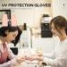 FRCOLOR 1 Pair Sun Protection Half Finger Gloves UV Hand Protection Nail Art Gloves for Women Nail Art Sun Gloves Nail Lamp Gloves Miss Accessories Pink Nylon Anti-UV - Buy Online on GoSupps.com
