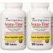 Senna-Time Generic for Senokot Natural Vegetable Laxative Senna 8.6 Mg 1000 Tablets per Bottle Pack of 2 Bottles 2 Bottles 2000 Tablets