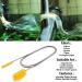 Lxiyu 7 in 1 Stainless Steel Aquarium Aquascaping Tools Kit for Tank Clean & Aquascape - Tweezers, Scissors, Scrapers and more - Buy Online on GoSupps.com