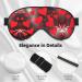 Buy Red Hearts Firework Print Unisex Sleep Eye Mask | Soft Comfort Eye Shade for Travel Yoga and Shift Work International Shipping Available - Buy Online on GoSupps.com