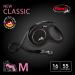 Flexi Classic Retractable Dog Leash - 4.88m Size M Black | Durable & Comfortable Pet Leash for All Breeds | International Shipping Available - Buy Online on GoSupps.com