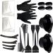 RIYAN 1Set Hairdressing Coloring Brushes Bowl Self-Help Salon DIY Hair Coloring Styling Tools with Disposable Shower Cap - Buy Online on GoSupps.com