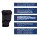 Knee Support Bandage for Arthritis & Injuries - Men's & Women's Knee Brace (Black XL) | Relief for Tendonitis & Osteoarthritis - Buy Online on GoSupps.com