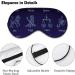 Twelve Constellations Sleep Mask - Adjustable Eye Cover for Night Travel and Naps - Buy Online on GoSupps.com