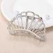 Yean Geometric Hair Claw Clip for Thick Hair - Silver Metal Jaw Clamp for Women and Girls - Buy Online on GoSupps.com