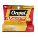 Orajel Instant Pain Relief Toothache/Gum 4X Medicated Cream Each (Value Pack of 6)