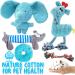 6Pcs Dog Toys for Small Dogs Puppy Teething Toys From 8 Weeks Puppy Chew Toys Plush Dog Toys Set for Small Medium Dogs - Buy Online on GoSupps.com